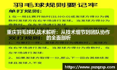 重庆羽毛球队战术解析：从技术细节到团队协作的全面剖析